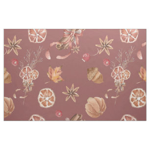 Fall Pumpkins Aquarell Erntedank drucken Stoff