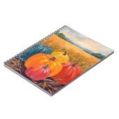 Fall Pumpkins | Autumn Landscape Watercolor Notizblock (Linke Seite)