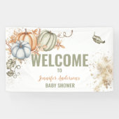 Fall Pumpkins Baby Dusche Banner (Horizontal)