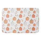 Fall Pumpkins & Blätter Badematte (Vorderseite)