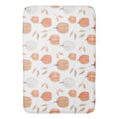 Fall Pumpkins & Blätter Badematte (Vorderseite Vertikal)