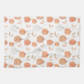 Fall Pumpkins & Blätter Geschirrtuch (Horizontal)