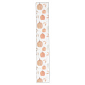 Fall Pumpkins & Blätter Großer Tischläufer (Vorderseite)