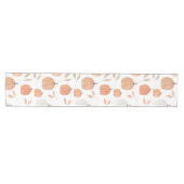 Fall Pumpkins & Blätter Mittelgroßer Tischläufer (Horizontal)