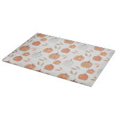 Fall Pumpkins & Blätter Schneidebrett (Ecke)