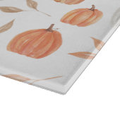 Fall Pumpkins & Blätter Schneidebrett (Ecke)