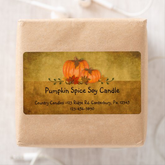 Fall Pumpkins Candle Label (Insitu)