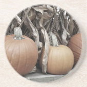 Fall Pumpkins Cornstalks Nature Untersetzer (Vorne)