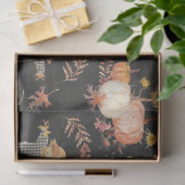 Fall Pumpkins ernten Flora Herbstleaf Dekoupage Seidenpapier (Geschenk)