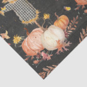 Fall Pumpkins ernten Flora Herbstleaf Dekoupage Seidenpapier (Ausschnitt)