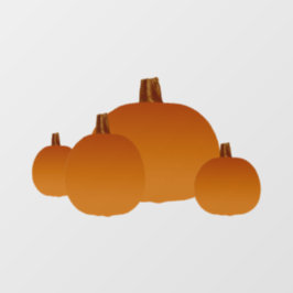 Fall Pumpkins Fensteraufkleber