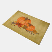 Fall Pumpkins Fußmatte (Schrägansicht)