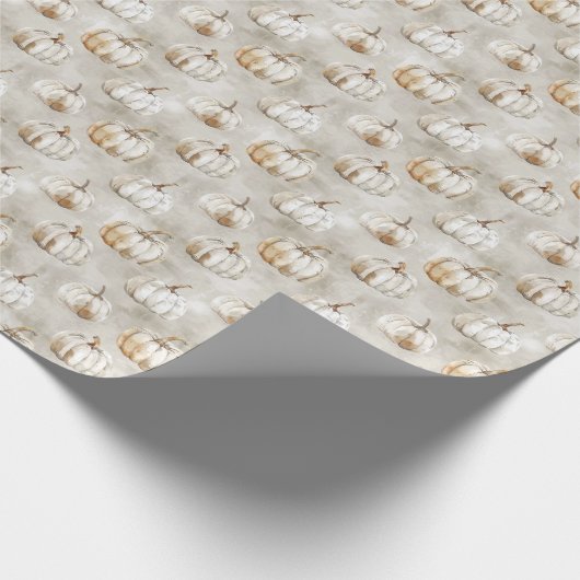 Fall Pumpkins Geschenkpapier (Ecke)