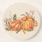 Fall Pumpkins Getränkeuntersetzer (Vorne)