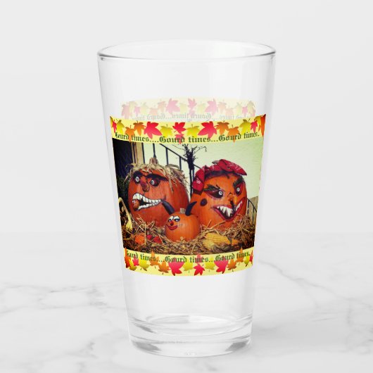 Fall Pumpkins Glas (Rückseite)