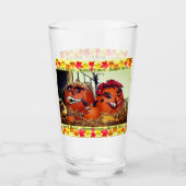 Fall Pumpkins Glas (Vorderseite)