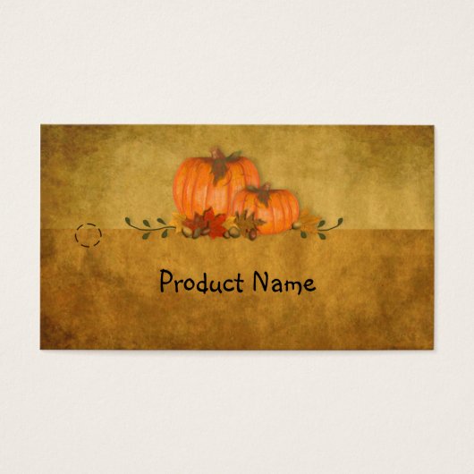 Fall Pumpkins Hang Tag (Vorderseite)