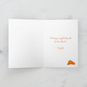 Fall Pumpkins Happy Thanksgiving Card Karte (Innenseite)