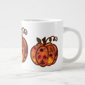 Fall Pumpkins Jumbo-Tasse (Rechts)
