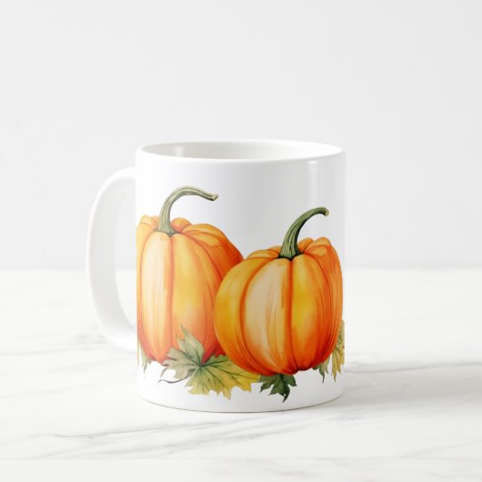Fall Pumpkins Kaffeetasse (Vorderseite Links)