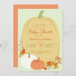Fall Pumpkins Kinderdusche Einladungen