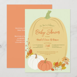 Fall Pumpkins Kinderdusche Einladungen