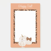 Fall Pumpkins Niedlich Happy Fall Post-it Klebezettel (Vorderseite)