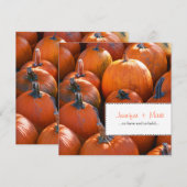 Fall Pumpkins Save the Date (Vorne/Hinten)
