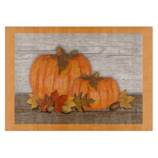 Fall Pumpkins Schneidebrett (Vorderseite)