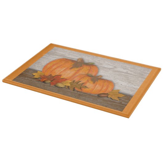 Fall Pumpkins Schneidebrett (Ecke)