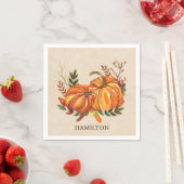 Fall Pumpkins Serviette (Beispiel)
