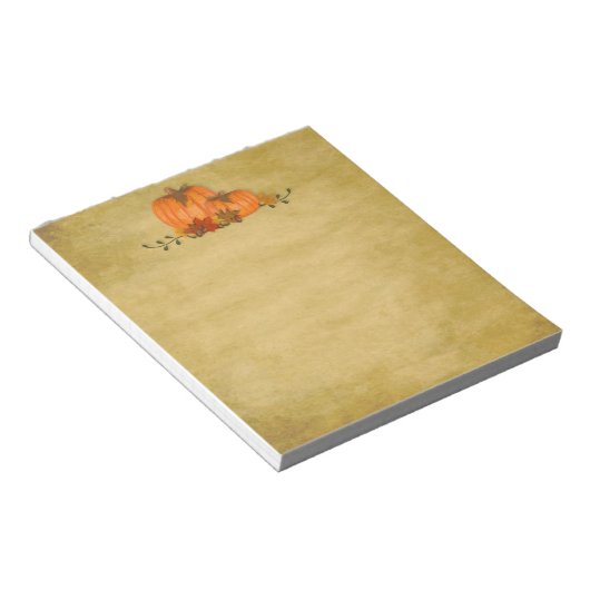 Fall Pumpkins Small Notepad Notizblock (angewinkelt)