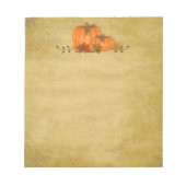 Fall Pumpkins Small Notepad Notizblock (Vorderseite)