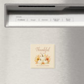 Fall Pumpkins & Sonnenblumen | Eleganter Erntedank Magnet (In Situ (Geschirrspüler))