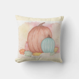 Fall Pumpkins und Blätter Kissen