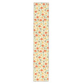 Fall Pumpkins und Blätter Mittelgroßer Tischläufer (Vorderseite)