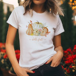 Fall Pumpkins und Blume T-Shirt<br><div class="desc">Tauchen Sie ein in die lebhaften Farben und gemütlichen Lebensräume der Saison mit diesem naturlich inspirierten Tee.</div>