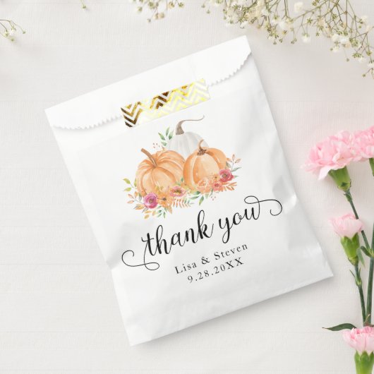 Fall Pumpkins Vielen Dank für die Taschen Geschenktütchen (Versiegelt)