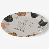 Fall Pumpkins von Miss bis Mrs. Brautparty Pappteller (Schrägansicht)