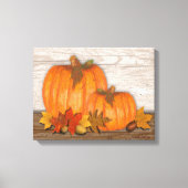Fall Pumpkins Wrapped Canvas Leinwanddruck (Vorderseite)