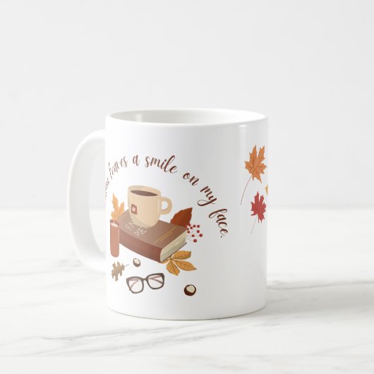 Fall Pun Tasse (Vorderseite Links)