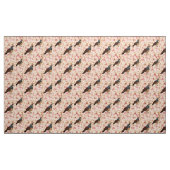 Fall Quail auf Chintz Fabric Stoff (Yard (91,4 cm))