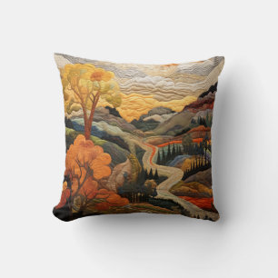 Fall Quilt-Wurfkissen Kissen