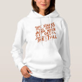 Fall Quote Hoodie (Vorderseite)