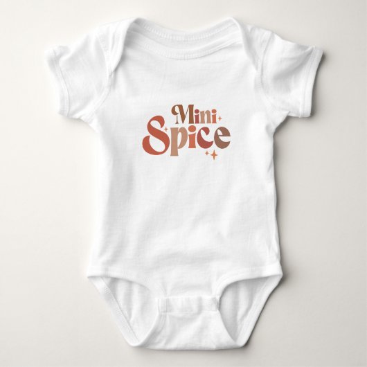 Fall Quote Mini Gewürz Baby Strampler (Vorderseite)