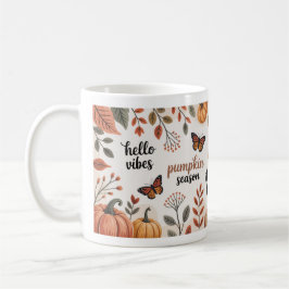 Fall Quotes Cosy Pumpkin Season vibes Kaffeetasse