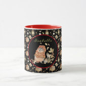 Fall-Raccoon Anpassen von Text und Farbe Tasse (Zentrum)