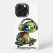 Fall "Radical Turtle Skateboarder iPhone" iPhone Hülle (Hinten)