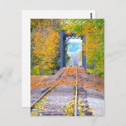 fall rail vision postkarte (Vorne/Hinten)