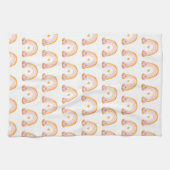 Fall Rainbows Pink Pumpkins Küchentuch (Horizontal)